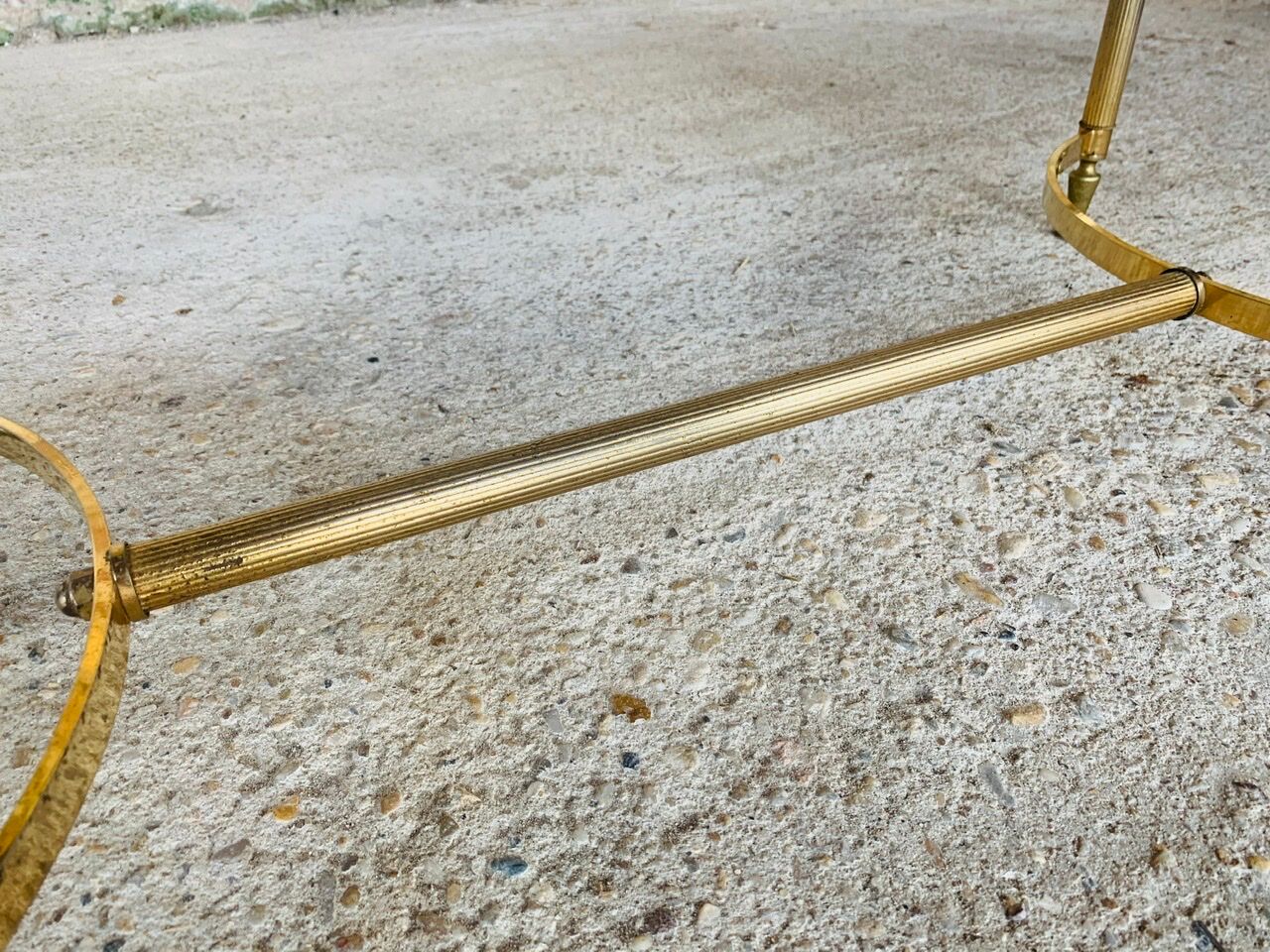 Vintage coffee table in marble and onyx circa 60/70