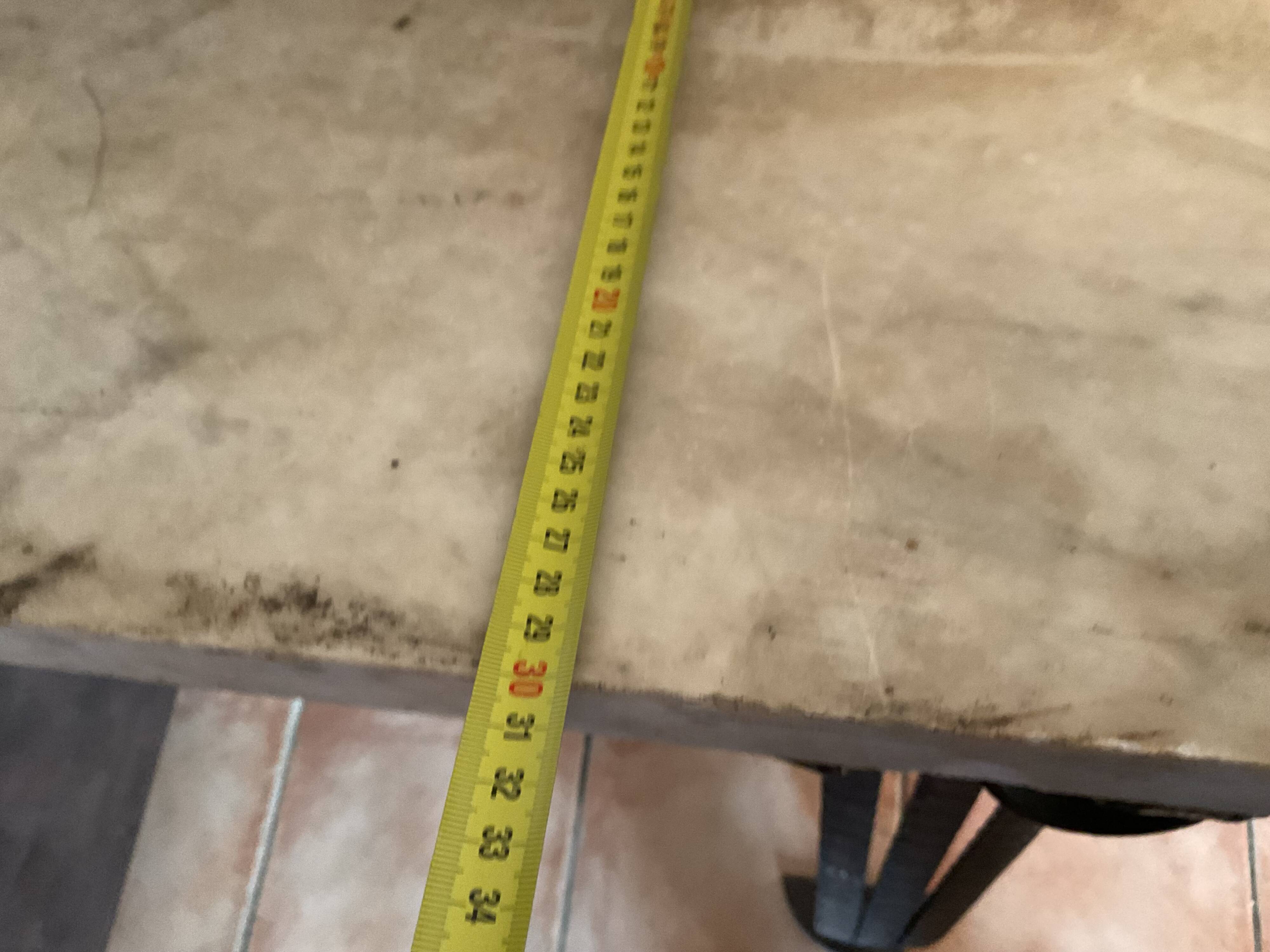 Large wrought iron console