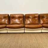 Sofa / 4 orchid modules Michel Cadestin for airborn