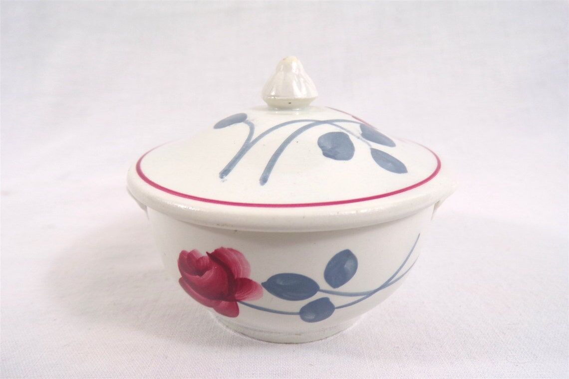 Dinette crockery doll's house ceramic 10 pieces vintage France