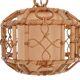 Handmade bamboo and rattan suspension from the 1960s, France.