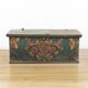Folk art painted bridal chest
