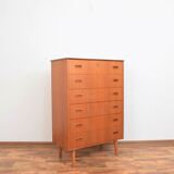 Mid-century danish teak chest of drawers, 1960