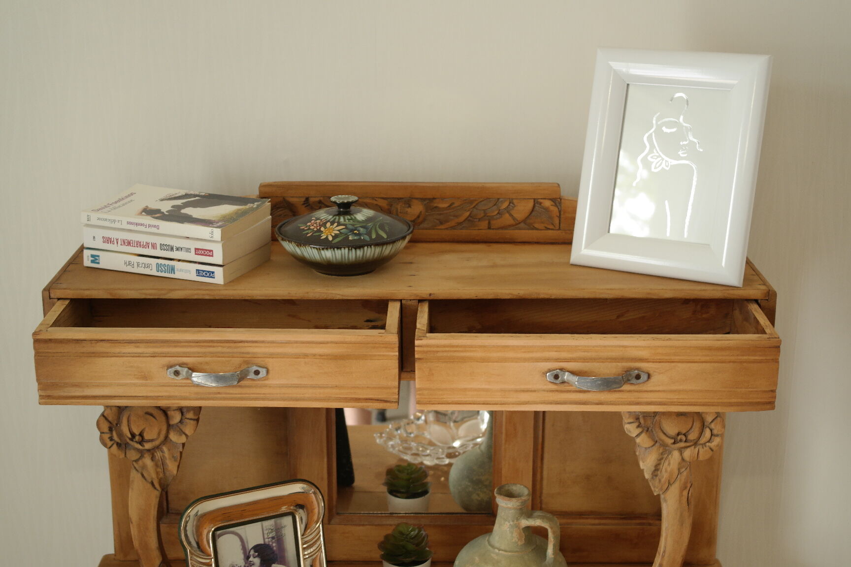 Carved wooden sideboard 20/30s