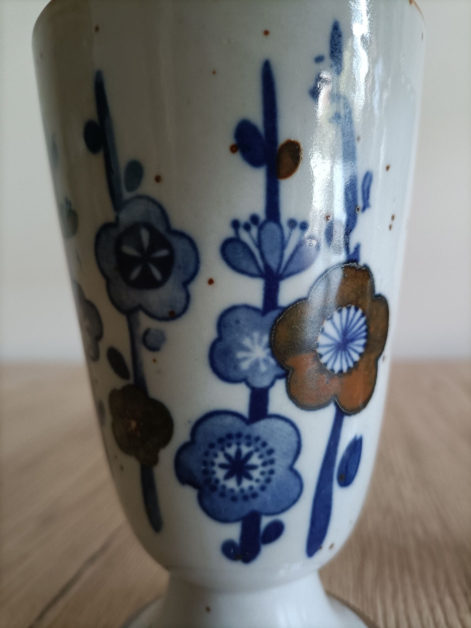 Set of 2 mazagrans art nouveau porcelain ancient China
