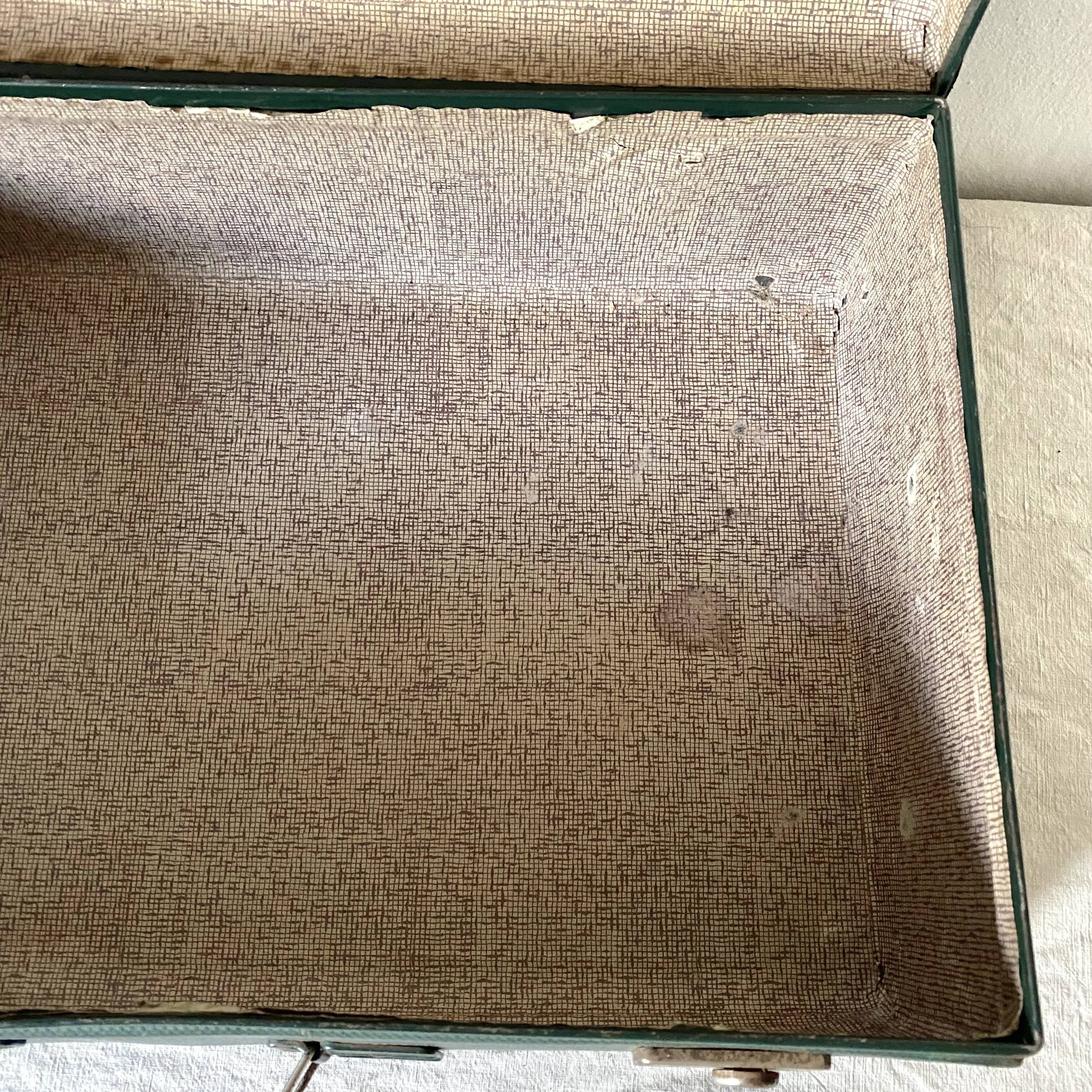 Antique cardboard suitcase 51 X 32