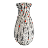 Vintage midcentury signed sea foam vase