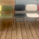 Série de 5 chaises Carolina Prefacto Airborne design