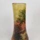 Enamelled glass vase Francois Theodore Legras