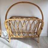 Porte-revues en rotin