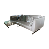 Corner leather sofa