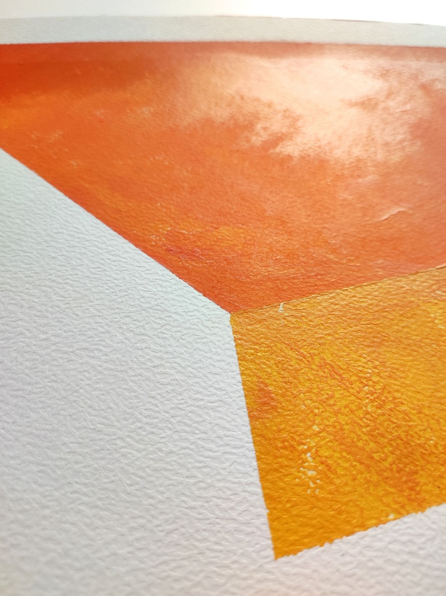 Minimalist geometric painting