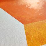 Minimalist geometric painting