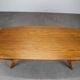 Mid-century Danish teak coffee table with magazine rack, Denmark 1960.
