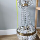 Balloon chandelier with tassels