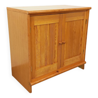 Meuble de rangement vintage en pin des années 60 70