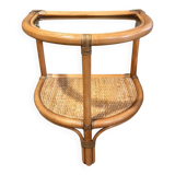 Rattan bedside table