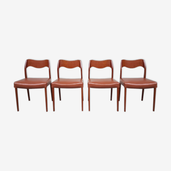 Lot de 4 chaises 1959