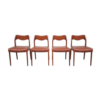 Lot de 4 chaises 1959