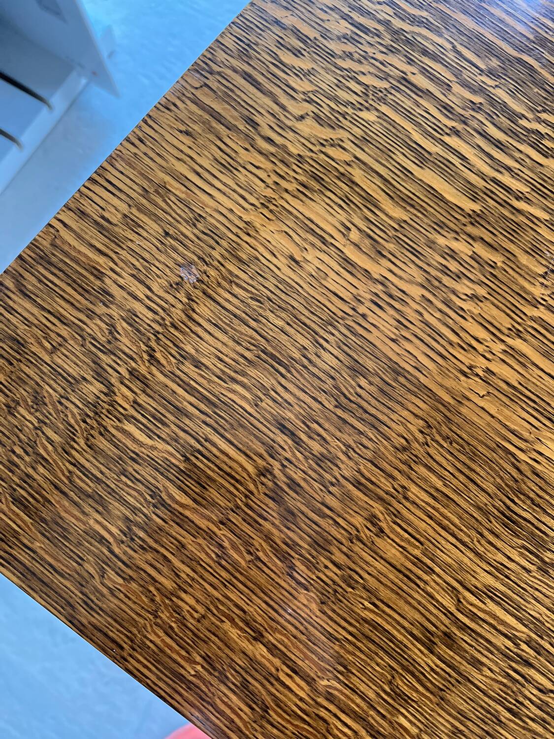 Two-tone art deco gaming table / portfolio desk