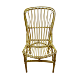 Scandinavian vintage rattan chair