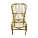 Chaise rotin vintage scandinave