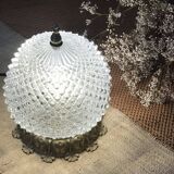 Lamp with moulded glass