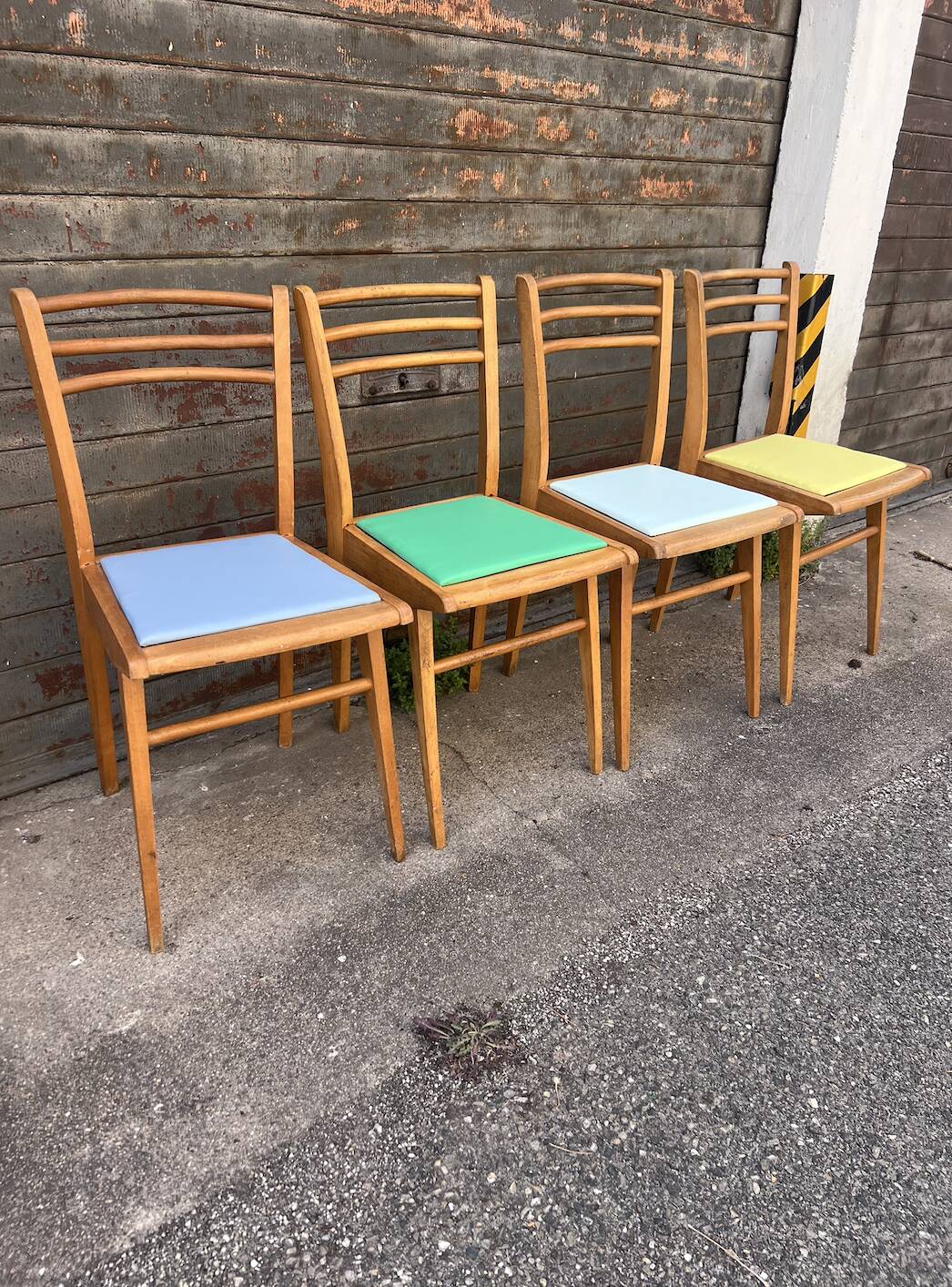 (Lot) 4 Alma bistro chairs no. 1642 Luterma