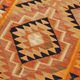 Turkish Handwoven Vintage Herki Kilim 97 cm x 307 cm