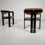 Set of two chairs by Augusto Savini, 1960s.