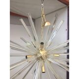 Contemporary Murano Style Glass Sputnik Chandelier