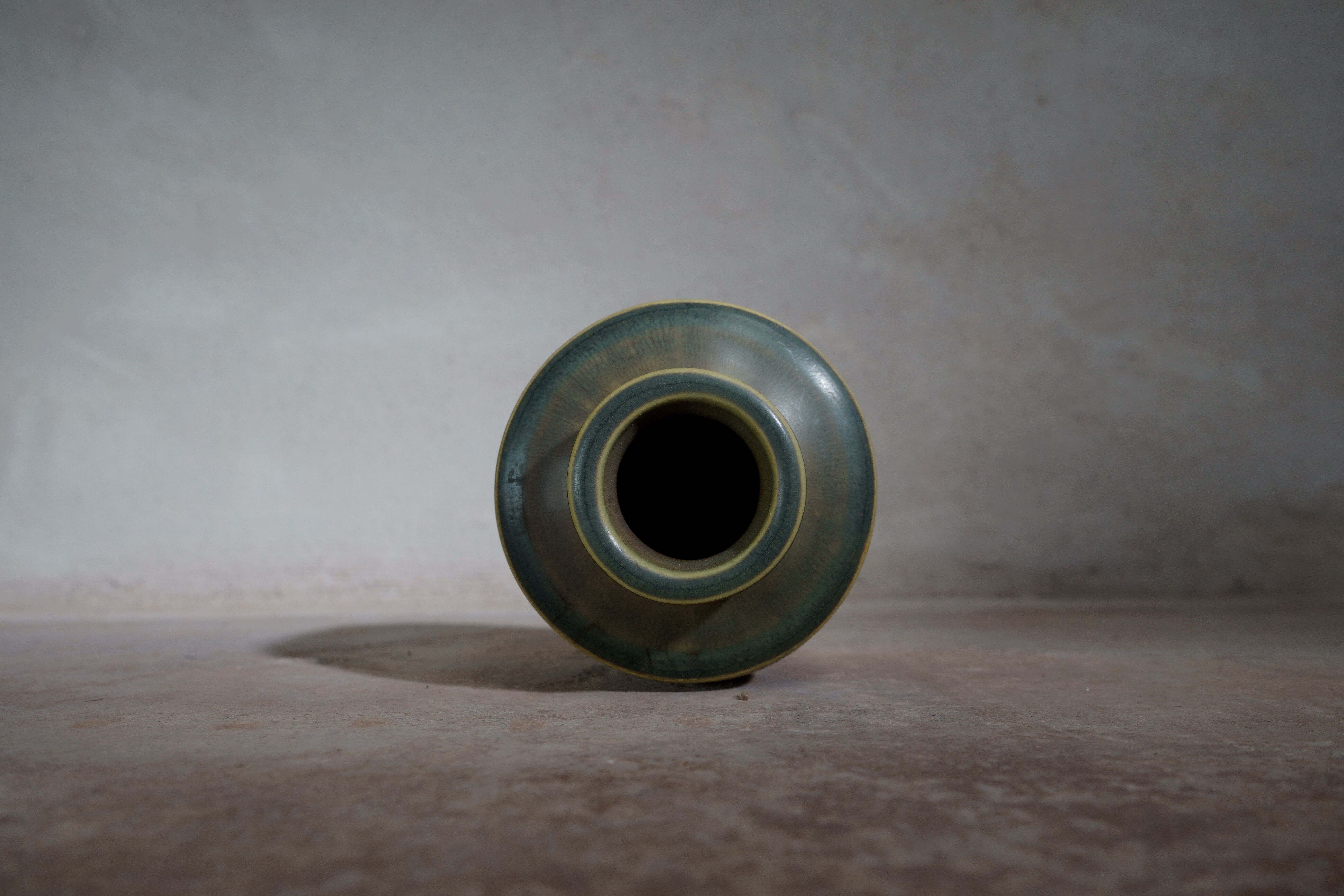 Gustavsberg, Wilhelm Kage Verkstad, Studio pottery vase, Sweden, 1950'S