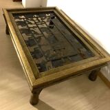 Table basse indienne, table basse ethnique