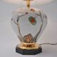 Giulia Mangani porcelain lamp chinoiserie with lychee, 1950`s ca, Italian