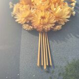 Showcase frame bouquet of dried flowers