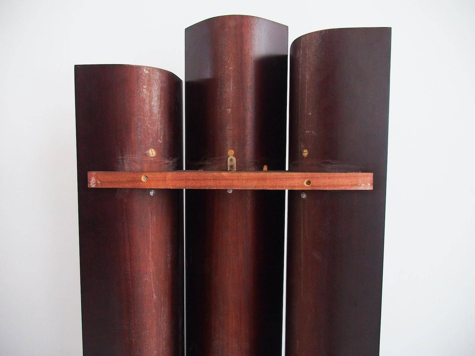 Italian lacquered wooden coat rack, 1970s