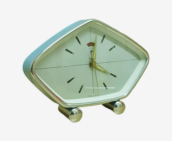 Horloge bleue Polaris du milieu du siècle