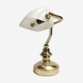 Small vintage desk lamp reading notary style