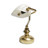 Small vintage desk lamp reading notary style