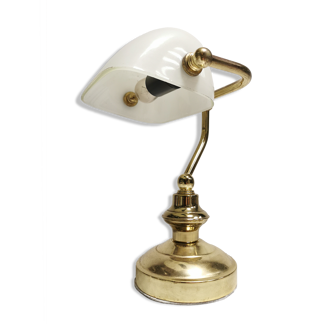 Small vintage desk lamp reading notary style