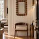 Spanish Mid-Century Wrought Iron Mirror with Foliage Frame, Circa 1950s