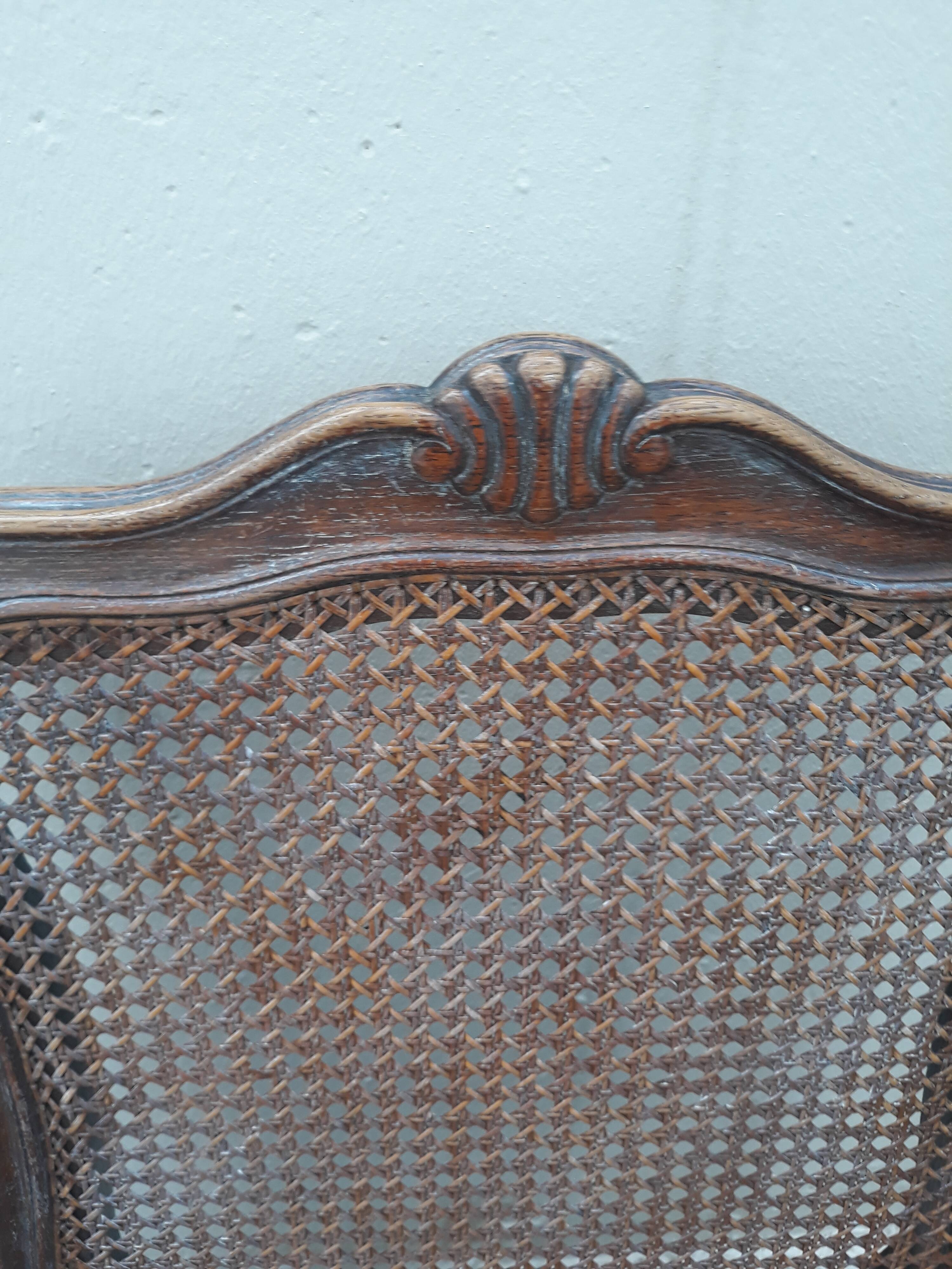 4 regency-style chairs