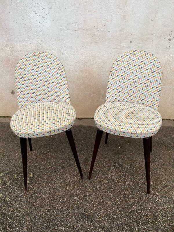 Duo de chaise vintage