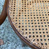 Armchair in bentwood and caning