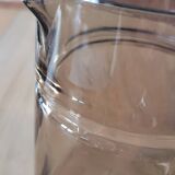 Service à orangeade en verre fumé