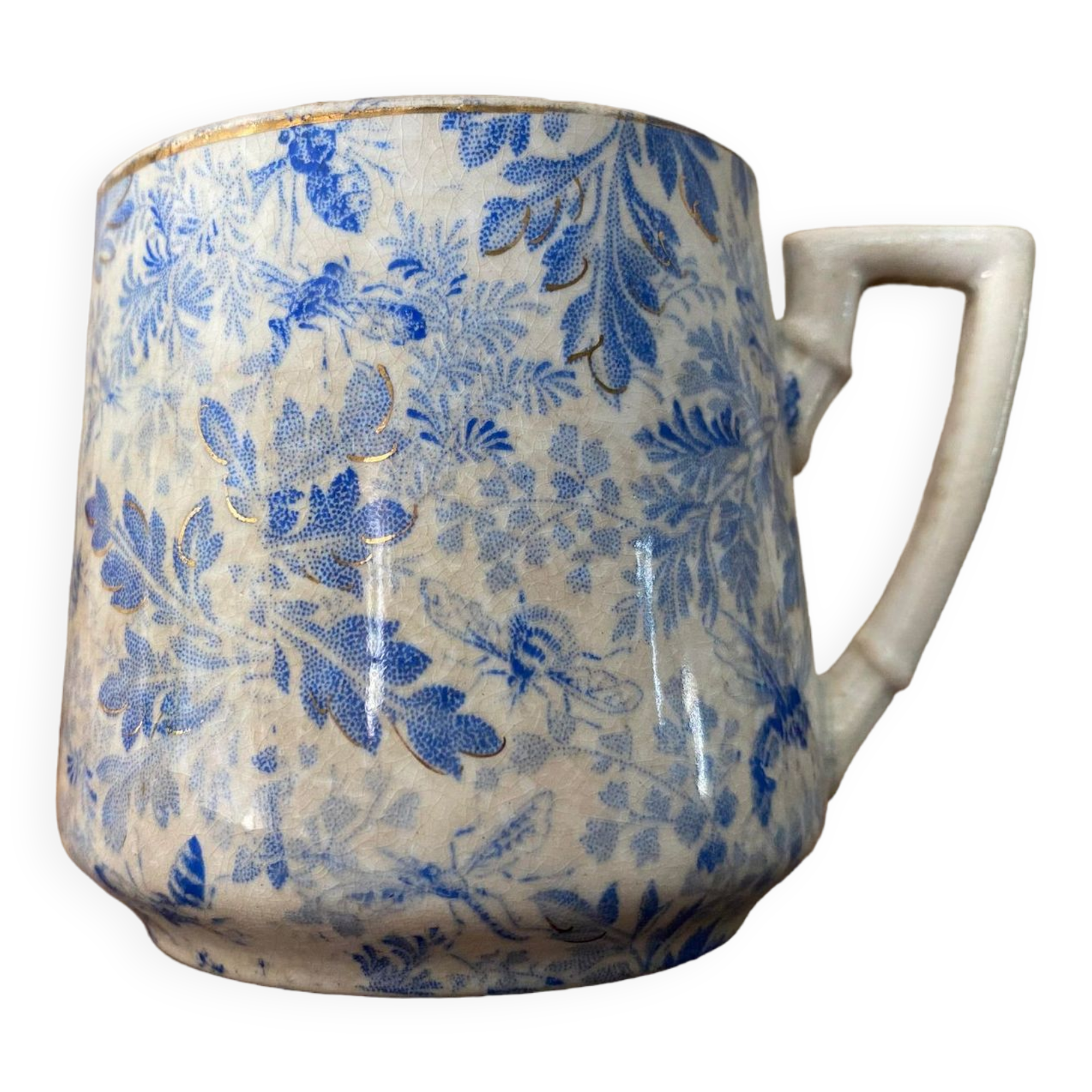 Iron cup U&C Sarreguemines décor Persia J