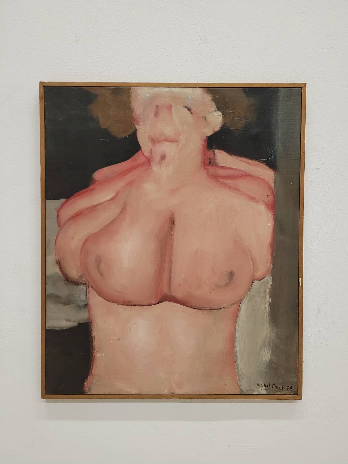 Michel Parré modern painting in the spirit of Maurice Bacon 1964
