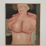 Michel Parré modern painting in the spirit of Maurice Bacon 1964