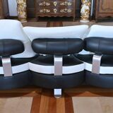 Canapé 3 places par Mario Spinelli, signé Formenti, Italie – 1980