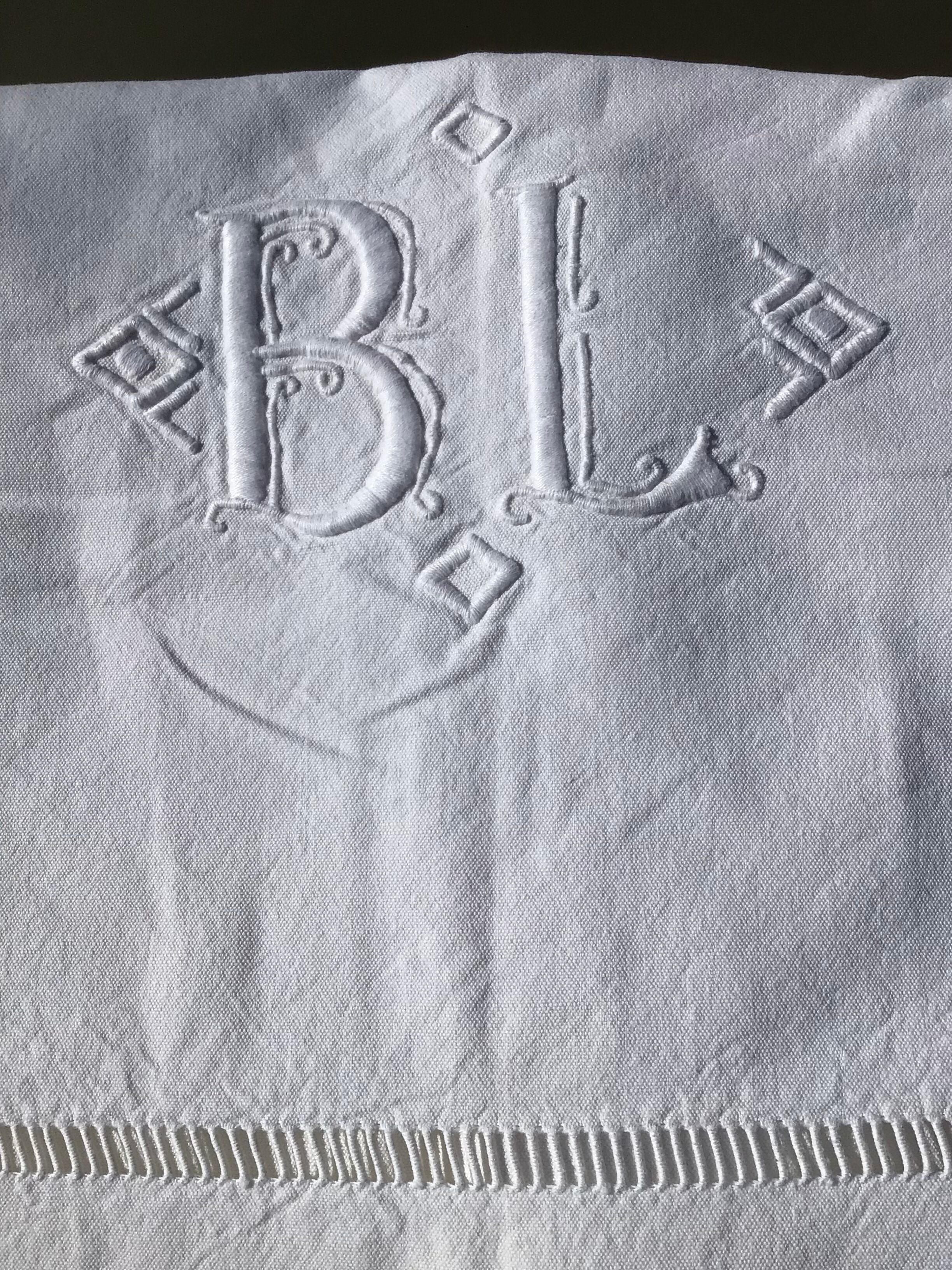 Sheet 2 places monogram BL double day scale mixed race